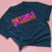 T-Shirt "HOT GIRLS LIFT WEIGHTS"