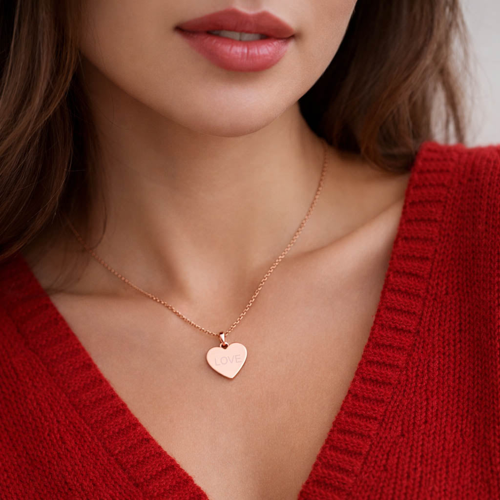 HALSKETTE "HEART" / Deine Gravur