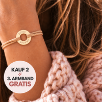 "N*FINITY" Armband groß / Deine Gravur