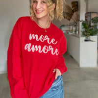 "MORE AMORE" Sweater