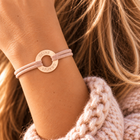 "N*FINITY" Armband groß / Deine Gravur