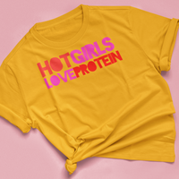 Tshirt "HOT GIRLS LOVE PROTEIN"