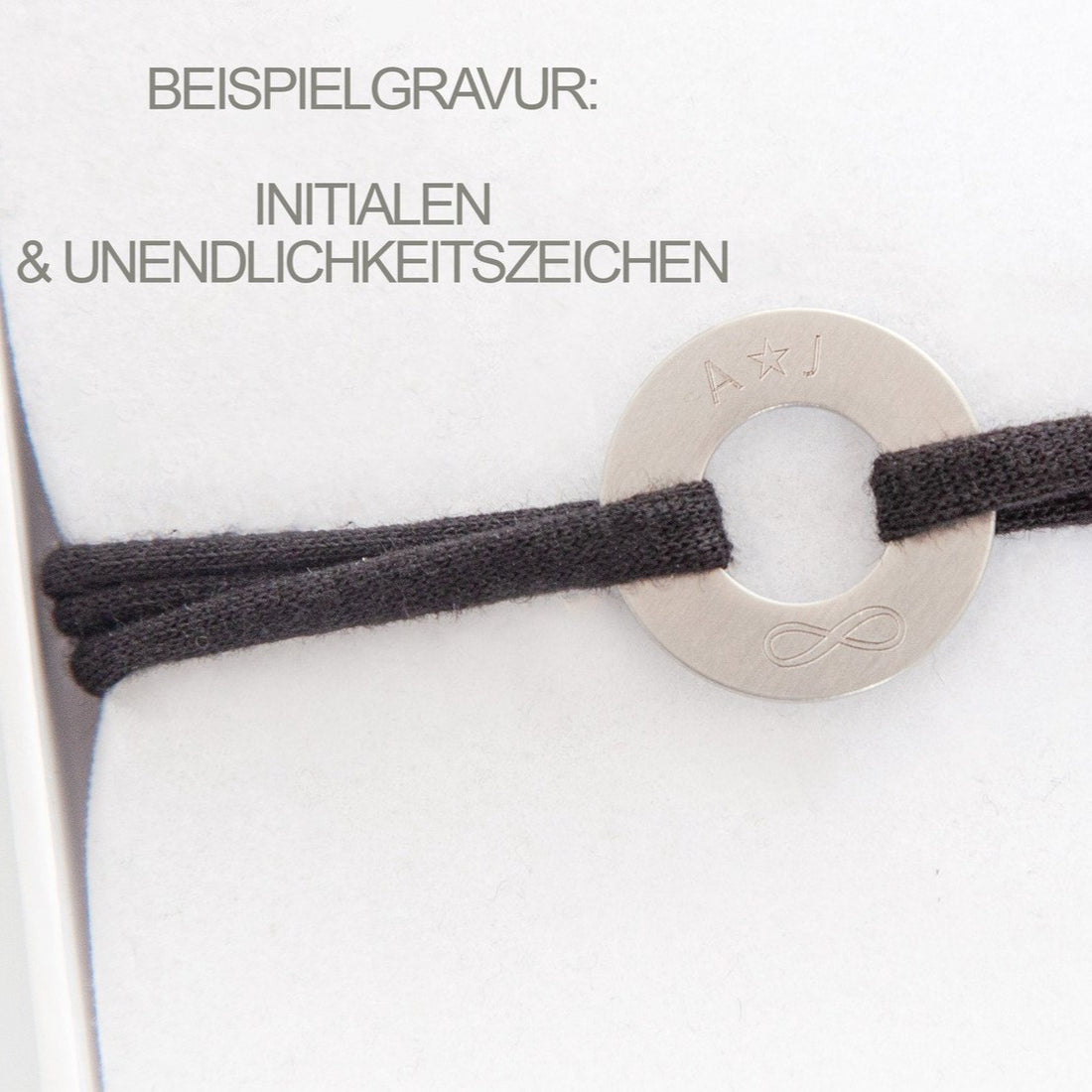 PERSÖNLICHE GRAVUR / N*FINITY Armband groß