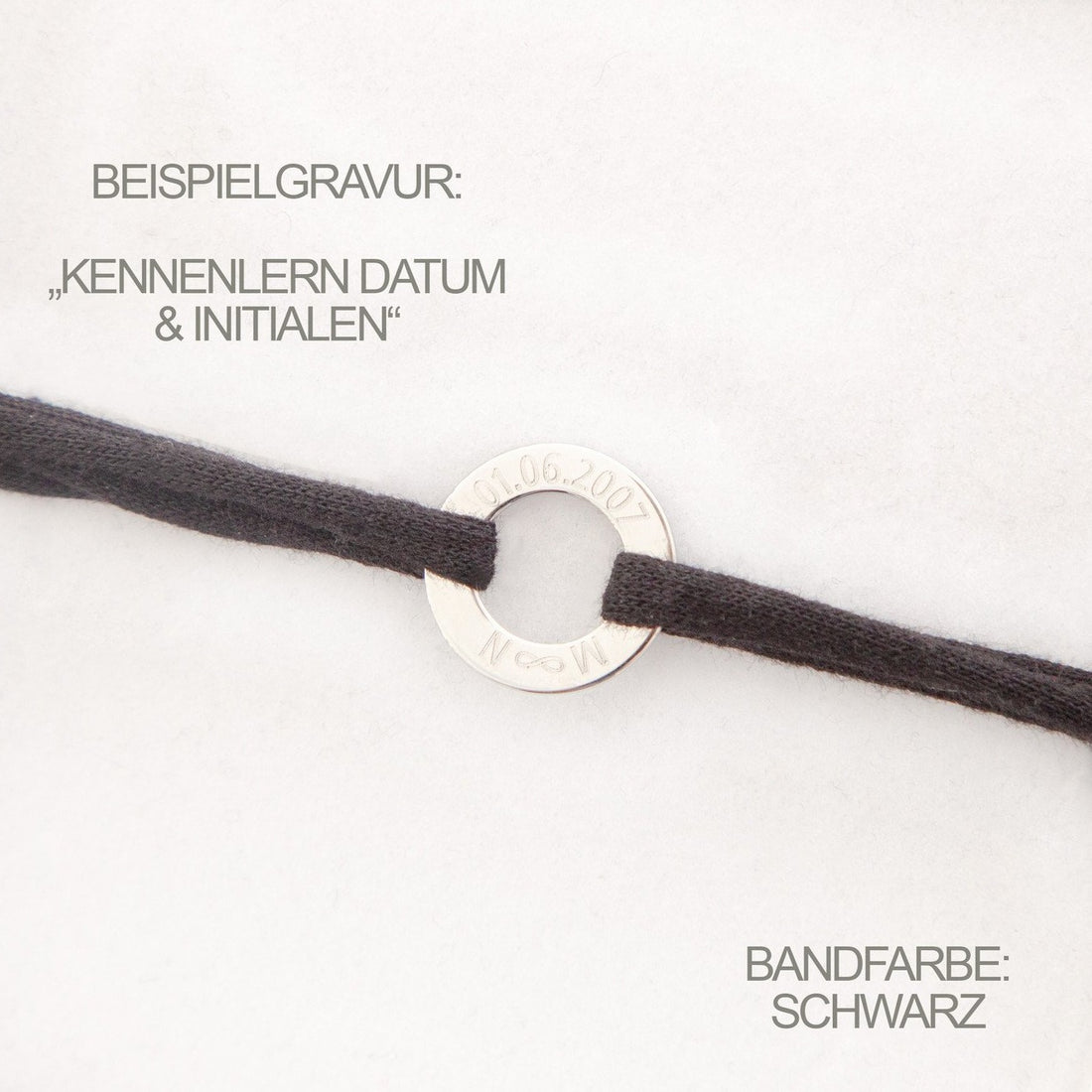 PERSĂNLICHE GRAVUR / N*FINITY Armband klein