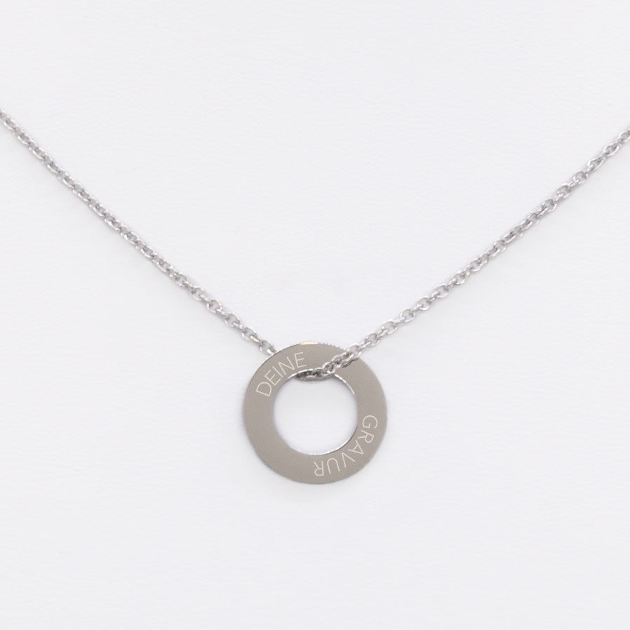 PERSÖNLICHE GRAVUR / Design "N*FINITY" Halskette klein