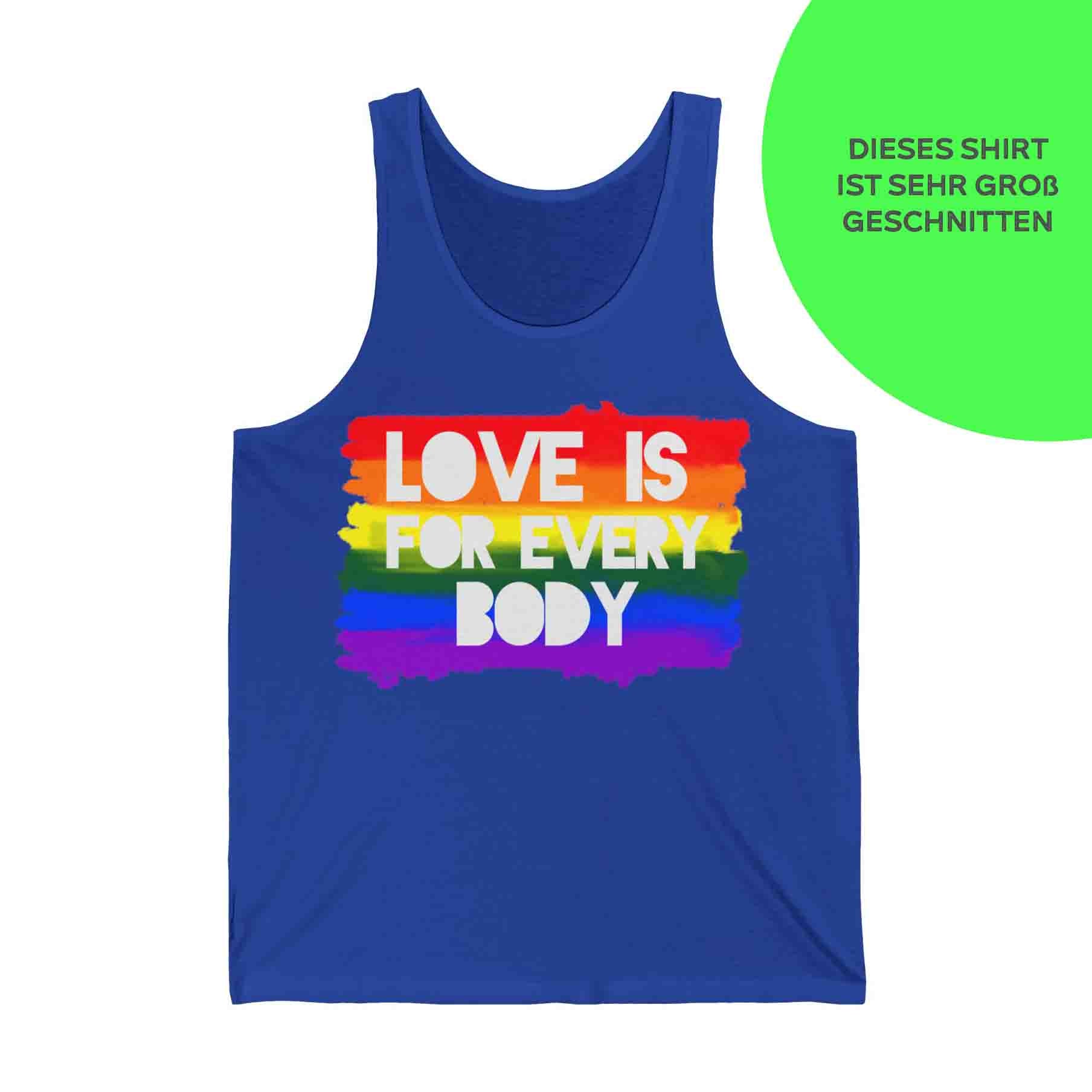 Tank Top "LOVE IS FOR EVERYBODY"