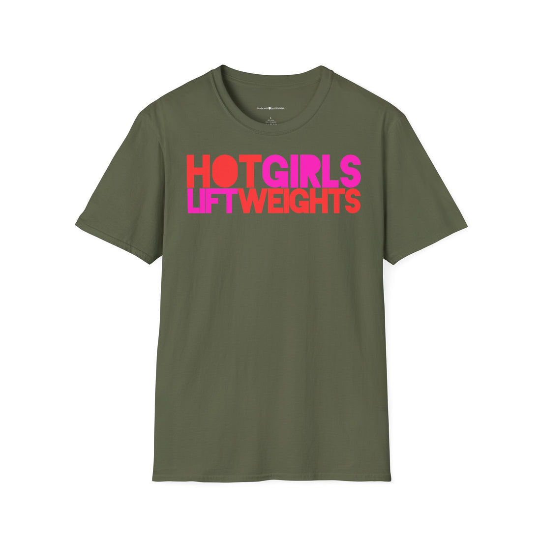 T-Shirt "HOT GIRLS LIFT WEIGHTS"