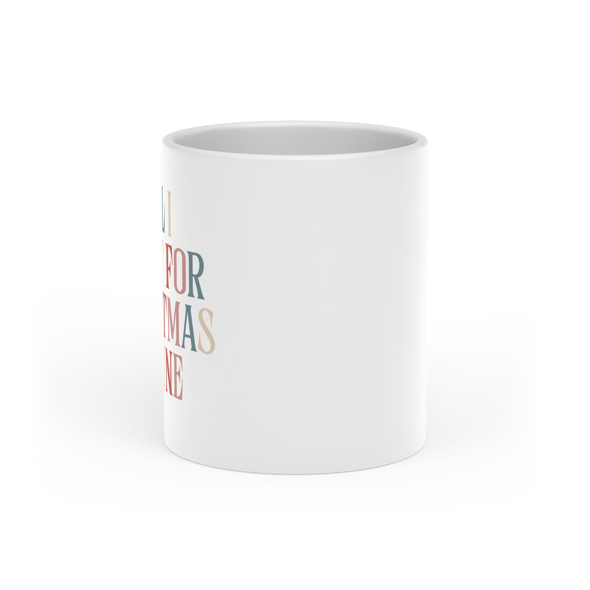 "All I Want for Christmas Is June" Heart-Shaped Mug