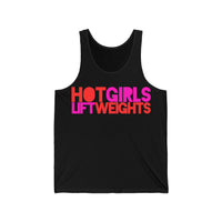 Tank Top "HOT GIRLS LIFT WEIGHTS"