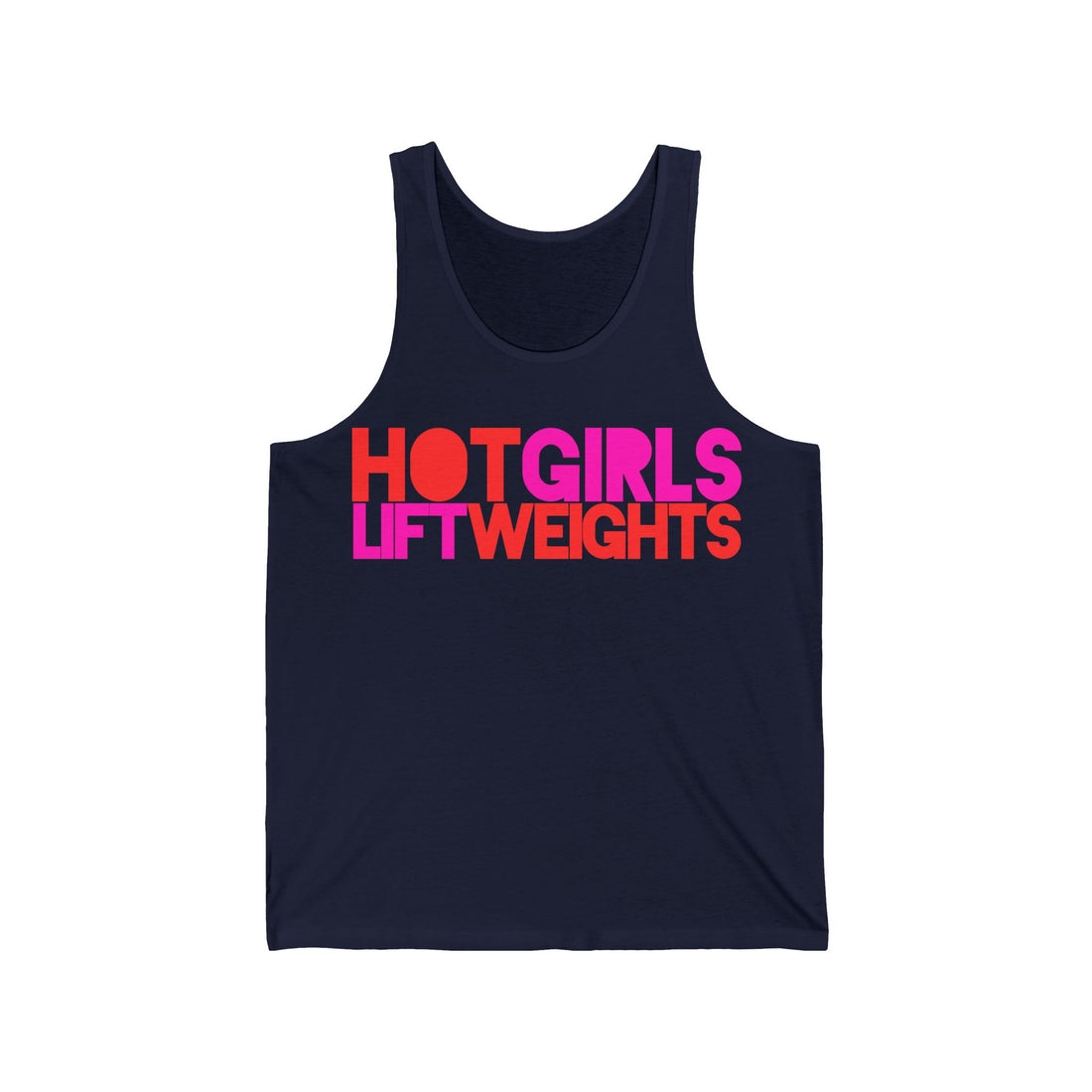 Tank Top "HOT GIRLS LIFT WEIGHTS"