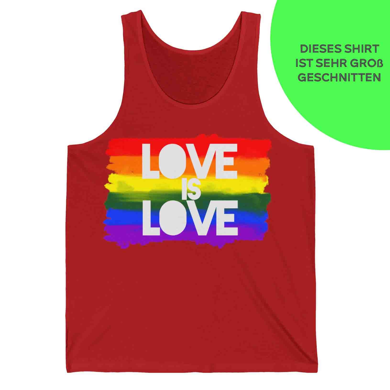 Tank Top "LOVE IS LOVE"