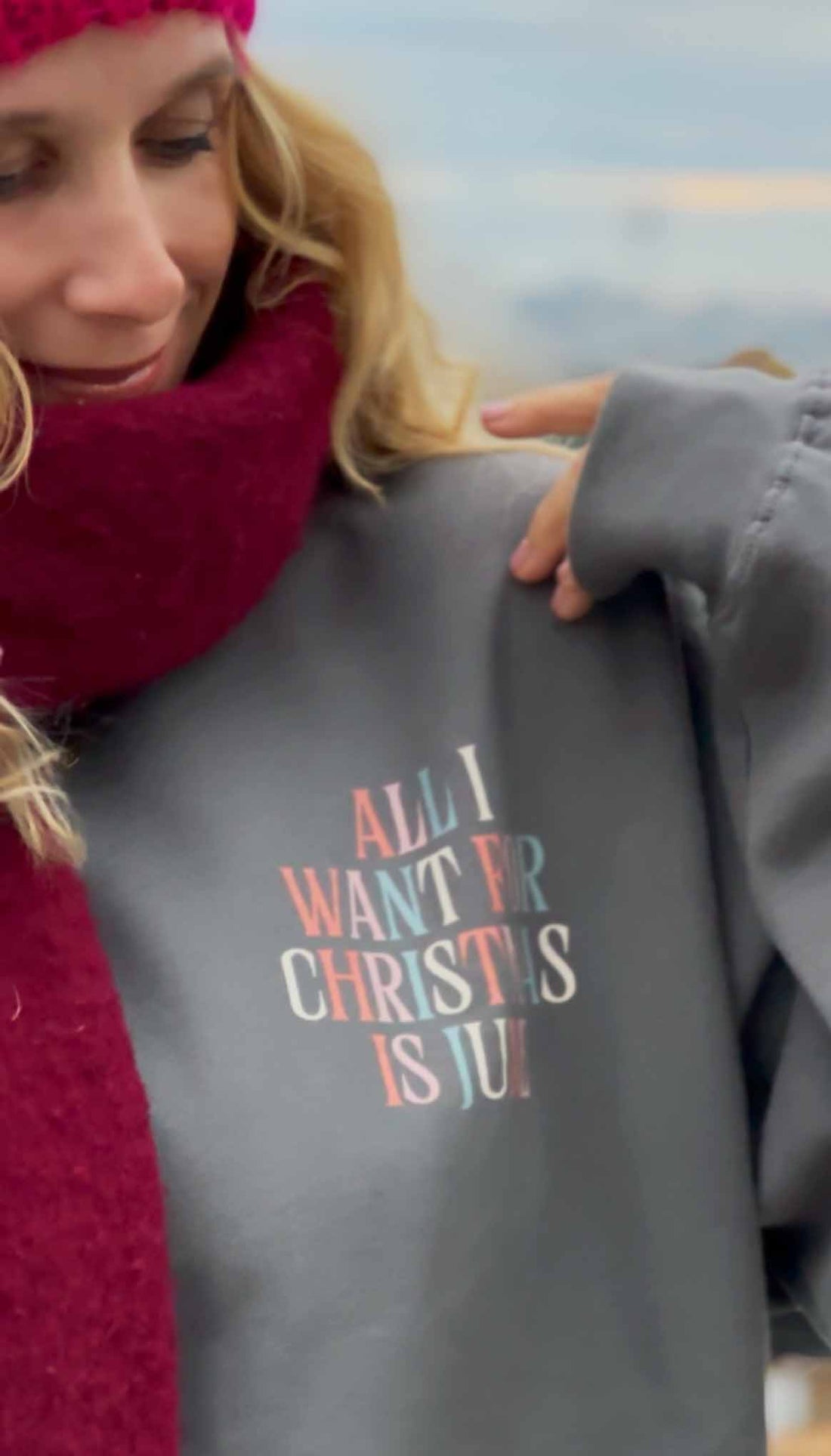 "All I Want For Christmas Is June" Sweater