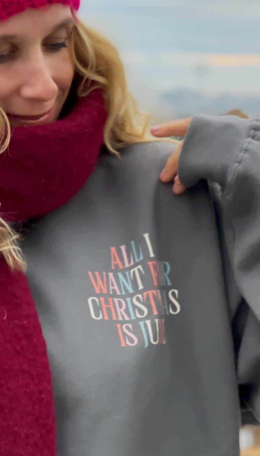 "All I Want For Christmas Is June" Sweater