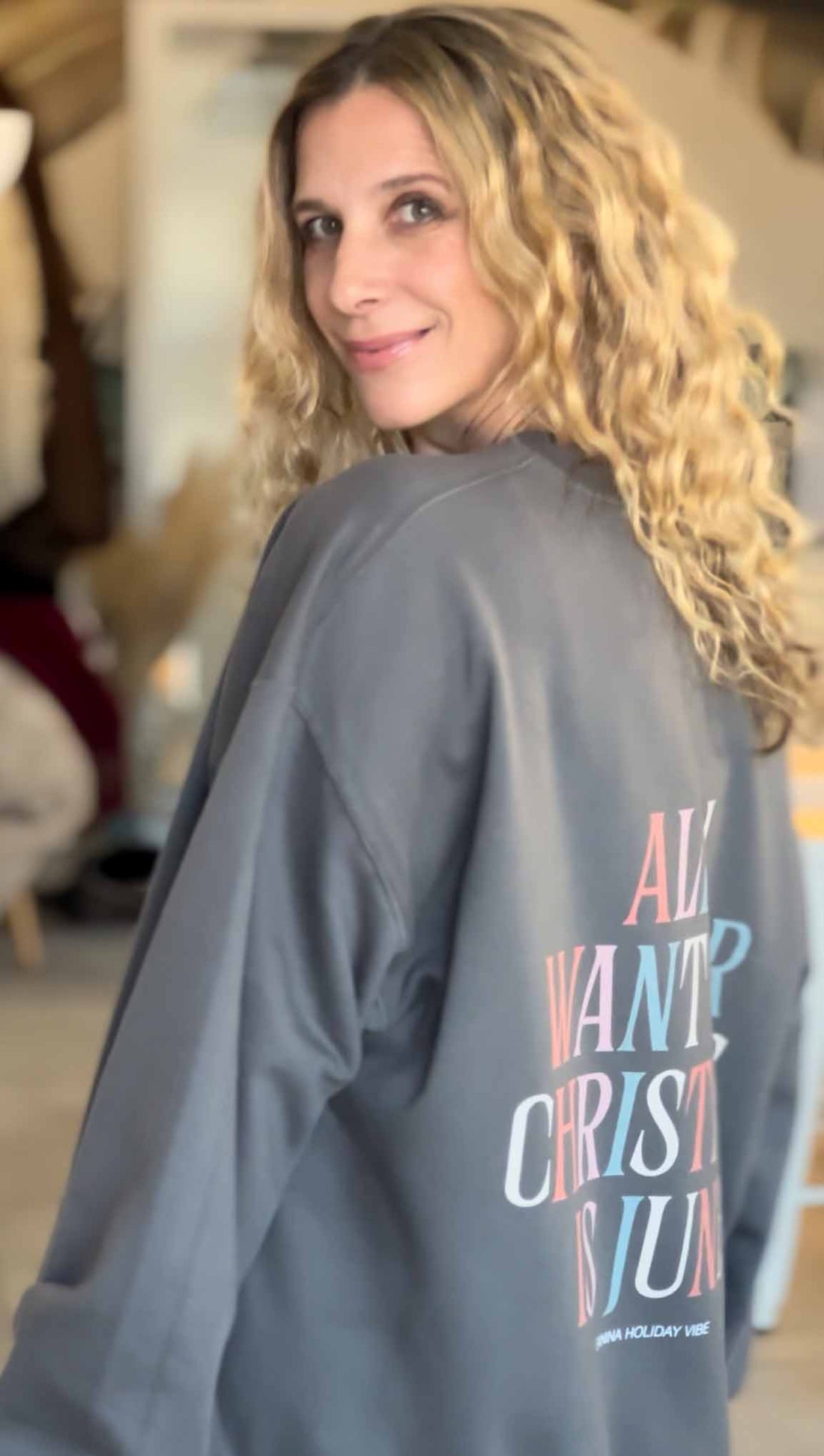 "All I Want For Christmas Is June" Sweater