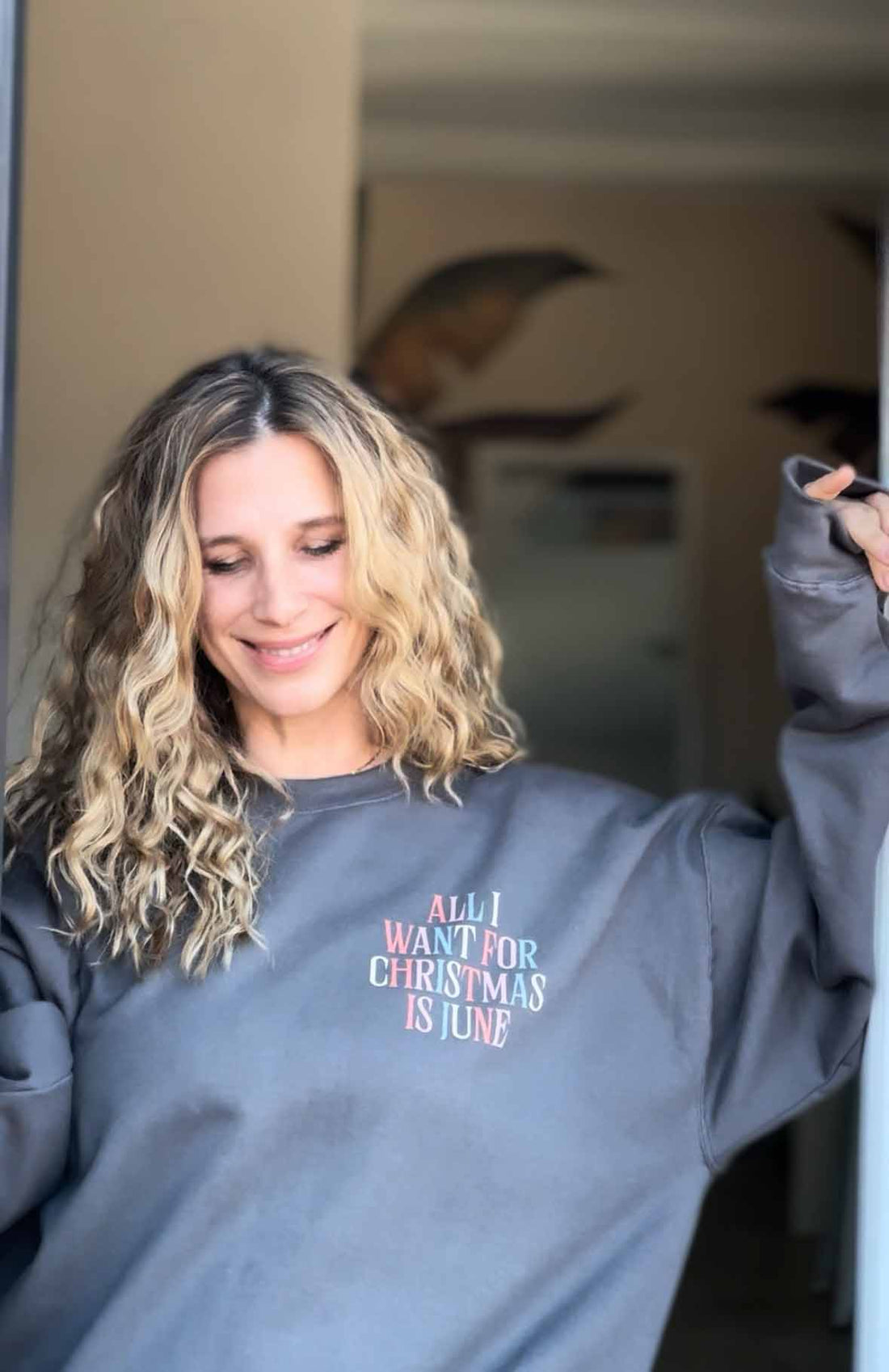 "All I Want For Christmas Is June" Sweater