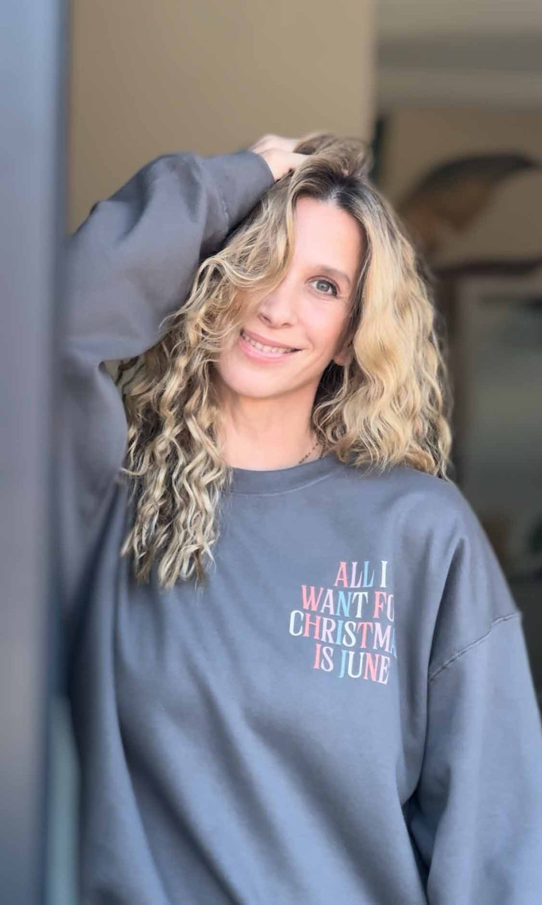 "All I Want For Christmas Is June" Sweater