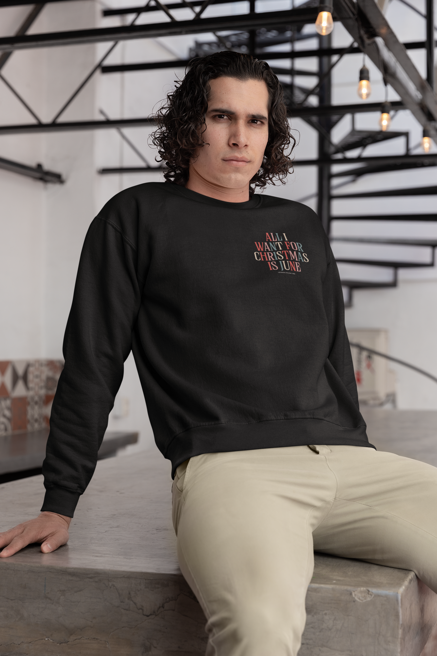 "All I Want For Christmas Is June" Sweater