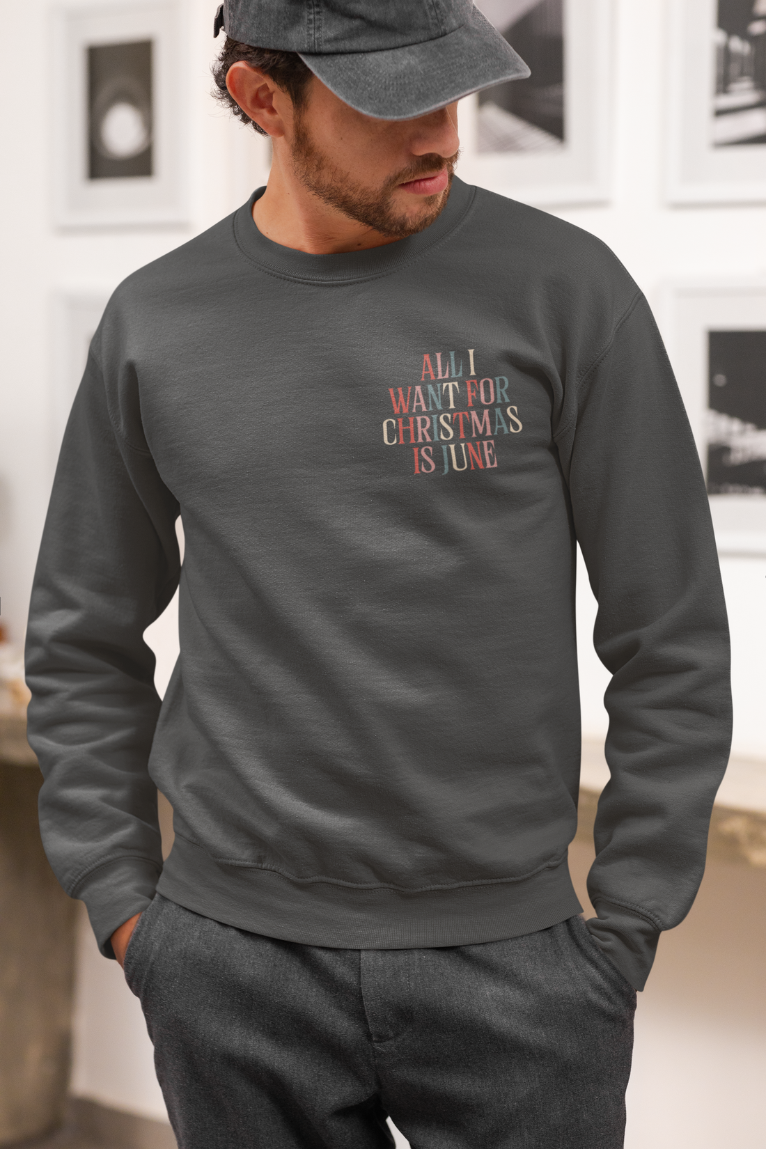 "All I Want For Christmas Is June" Sweater