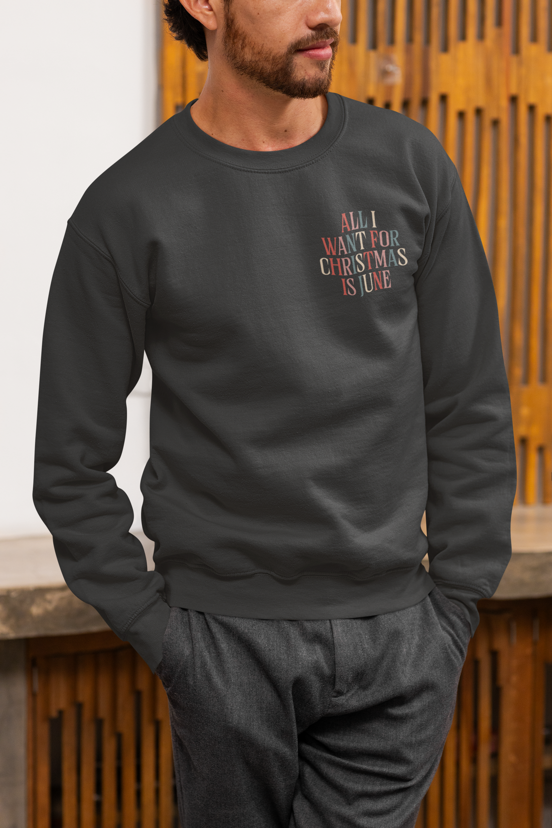 "All I Want For Christmas Is June" Sweater