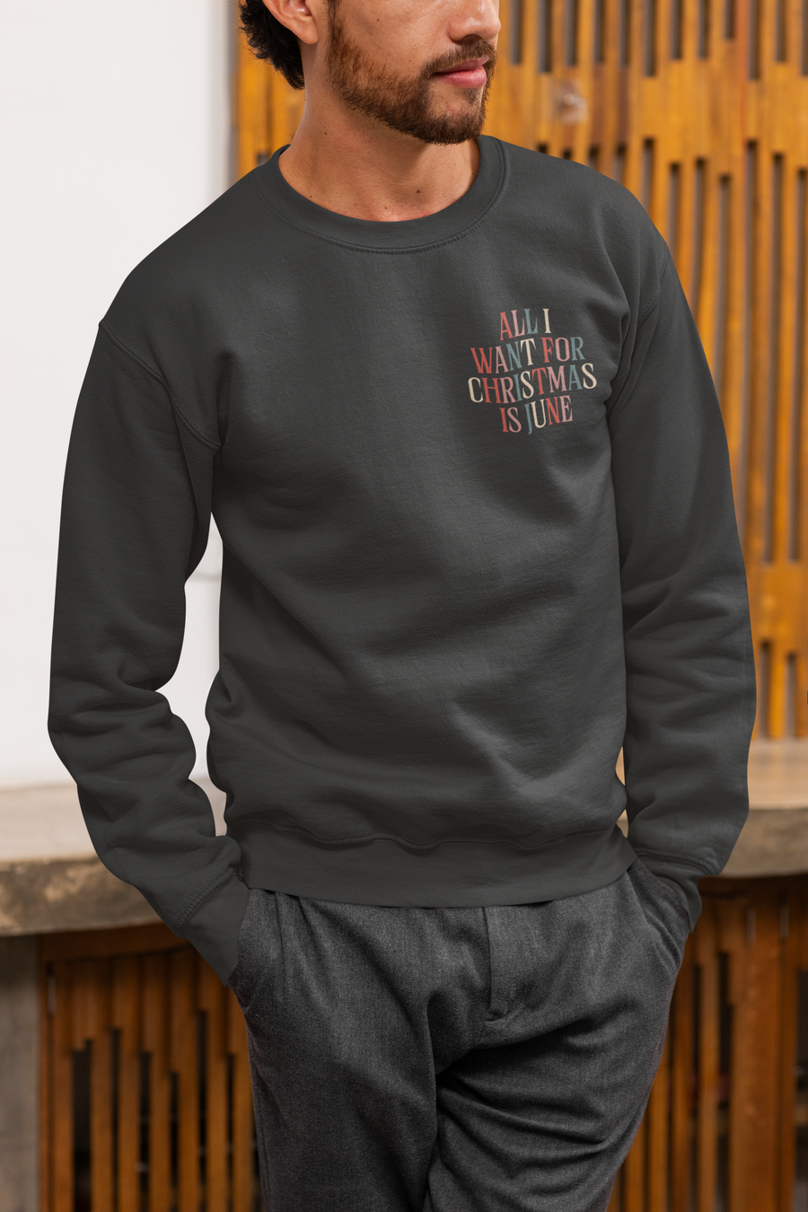 "All I Want For Christmas Is June" Sweater