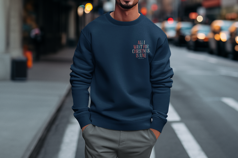 "All I Want For Christmas Is June" Sweater