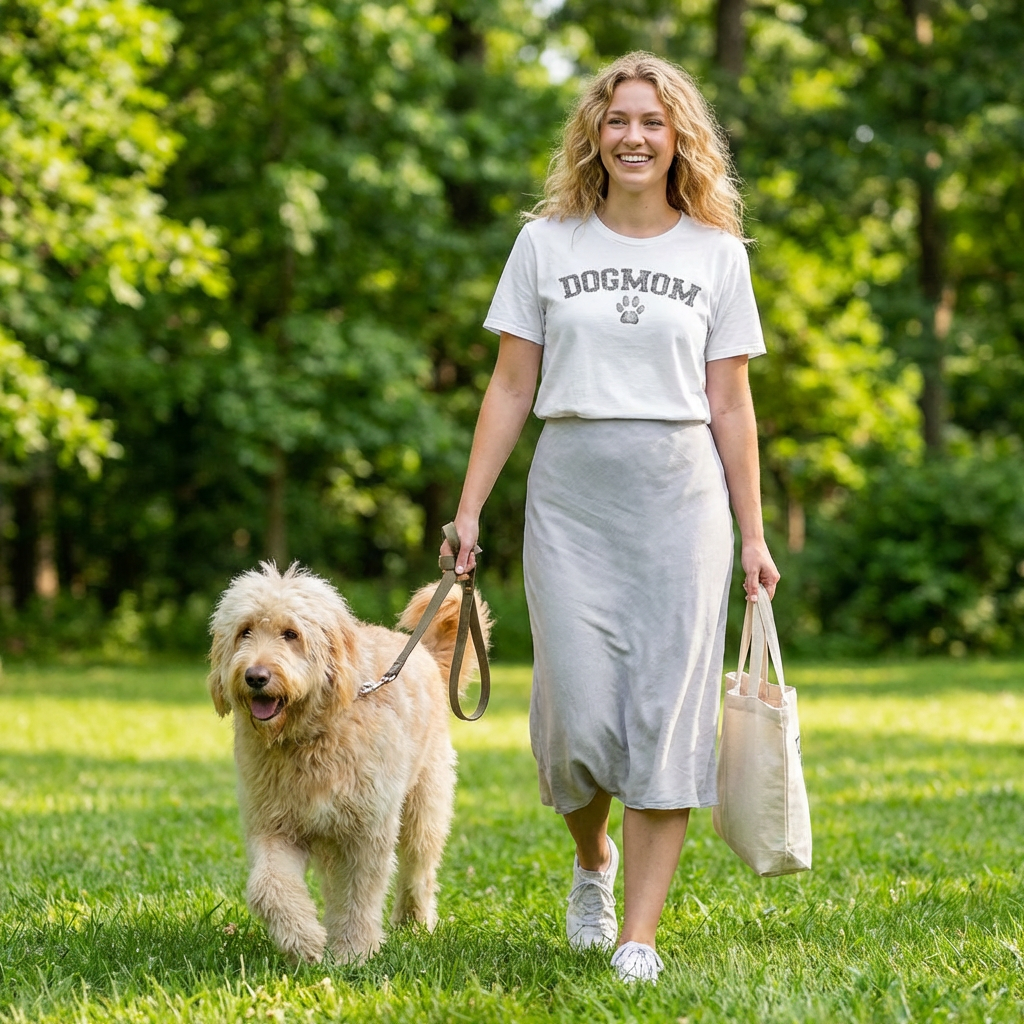 T-Shirt "DOGMOM"