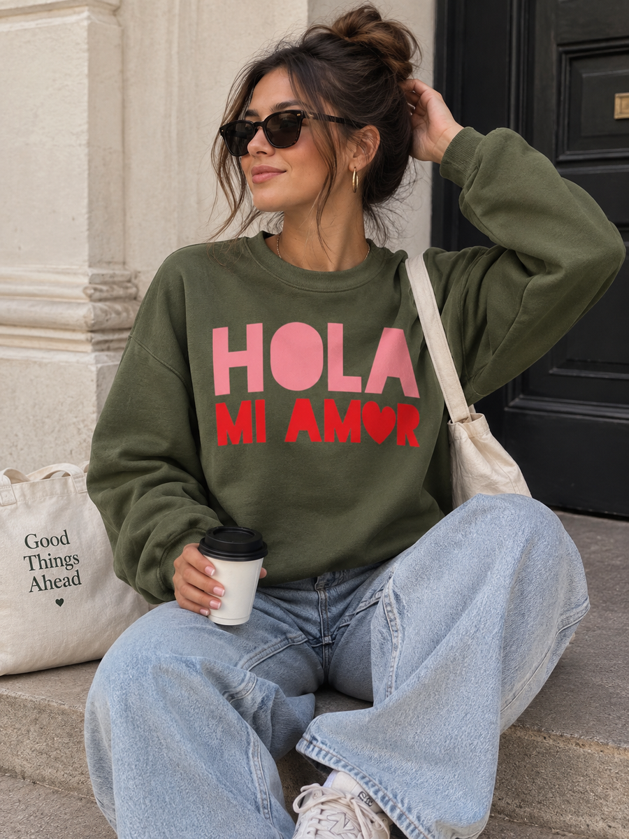 Sweater "HOLA MI AMOR"