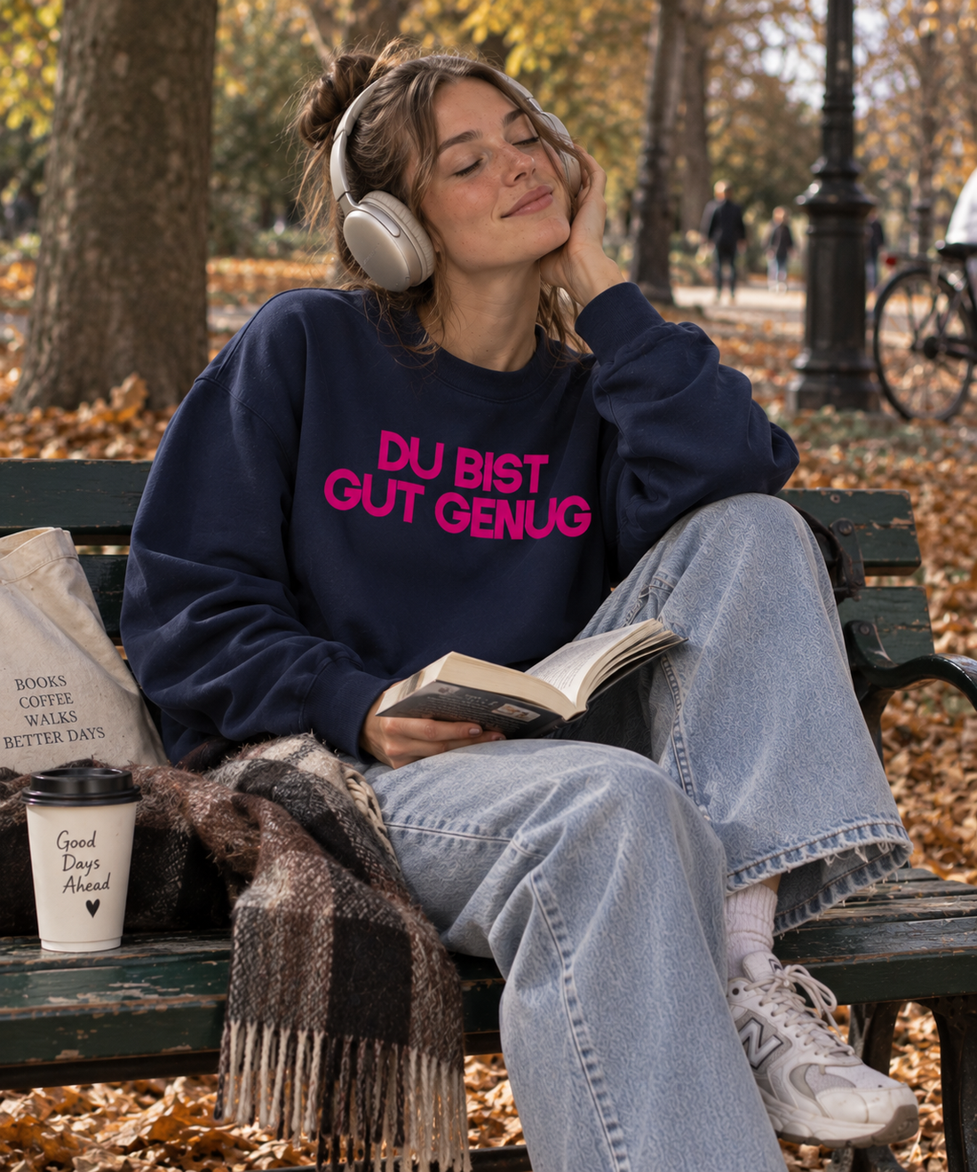 SWEATER "DU BIST GUT GENUG"