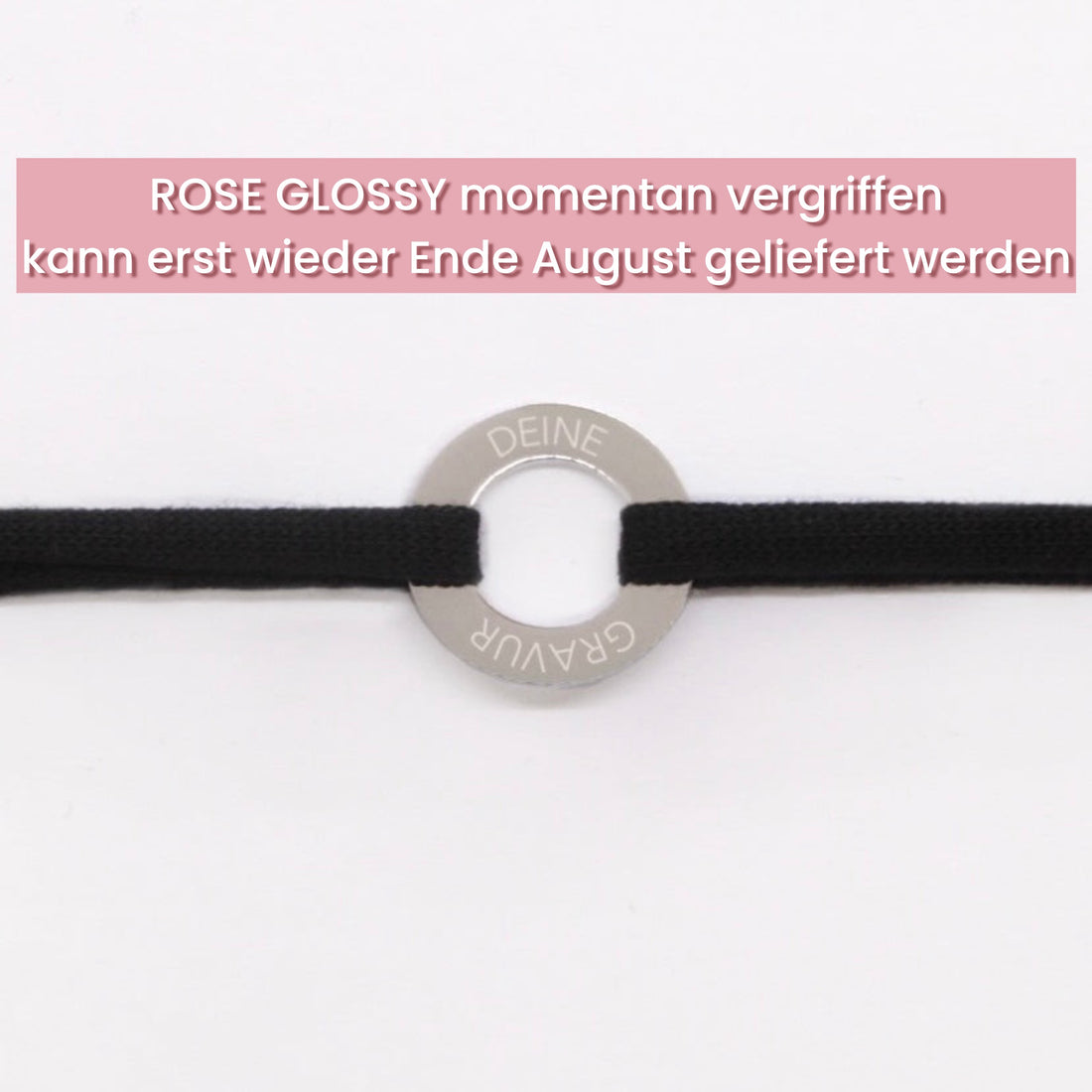 PERSÖNLICHE GRAVUR / N*FINITY Armband klein