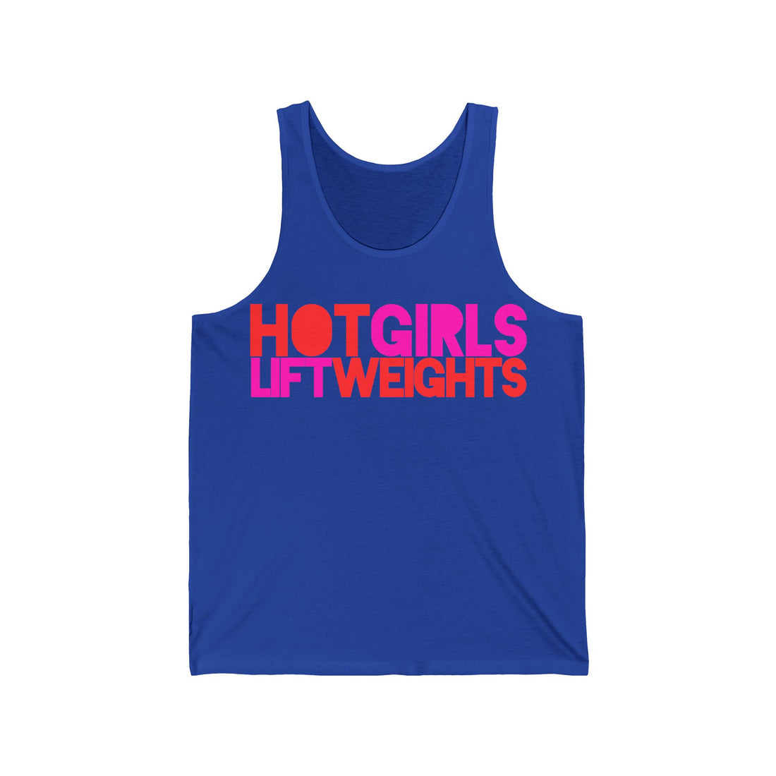 Tank Top "HOT GIRLS LIFT WEIGHTS"