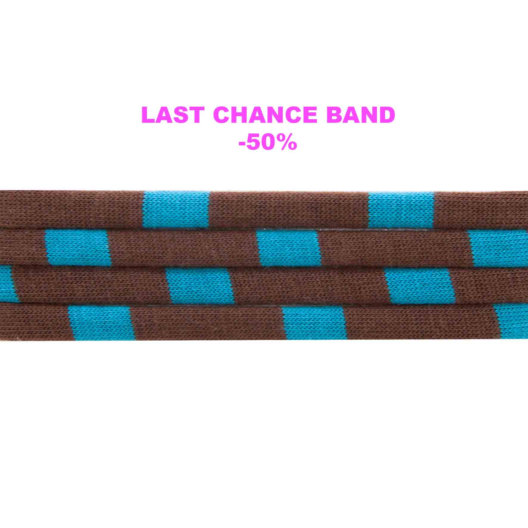 Türkis Braun Gestreift