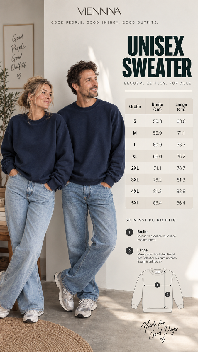 SWEATER "DU BIST GUT GENUG"