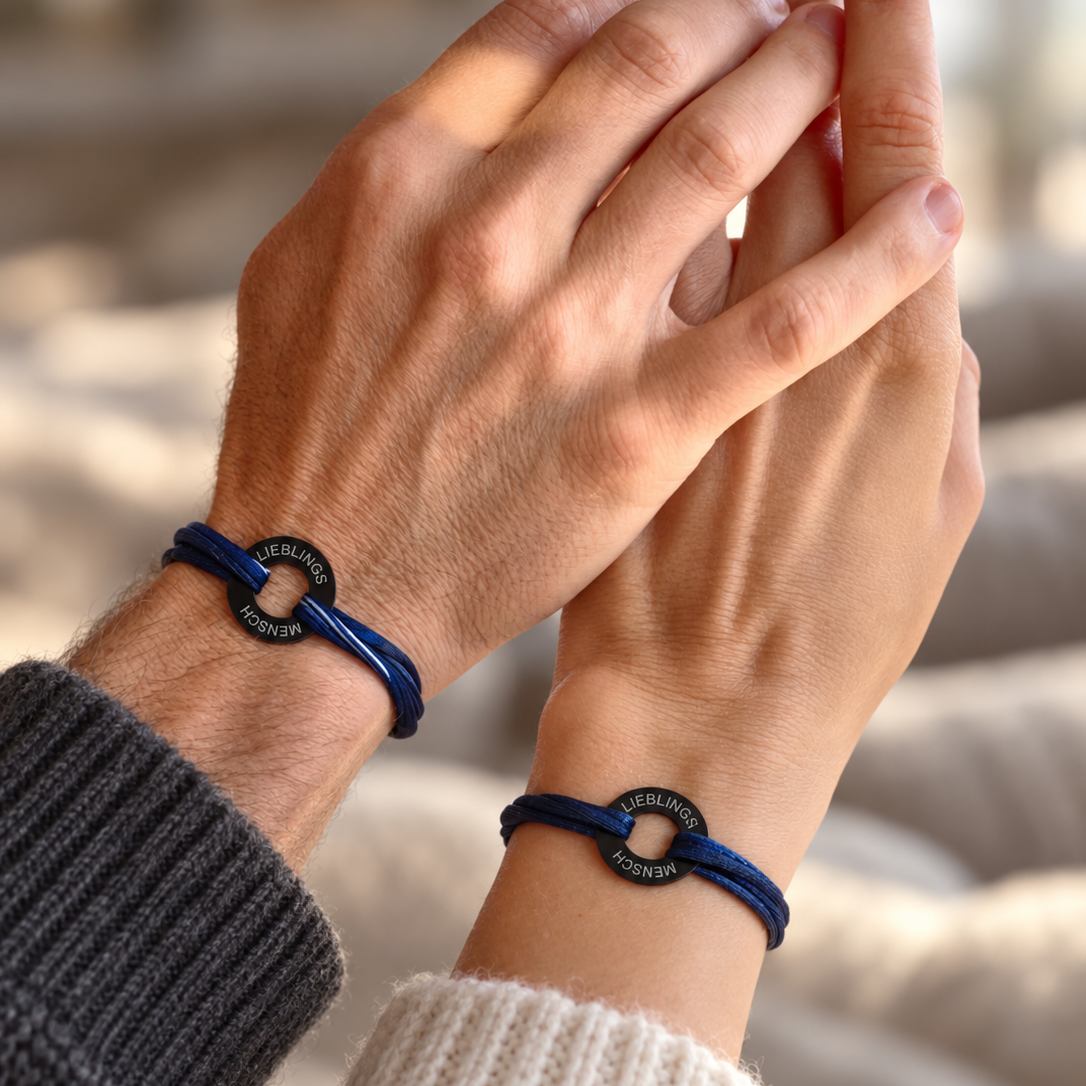 "N*FINITY" Armband groß / Deine Gravur