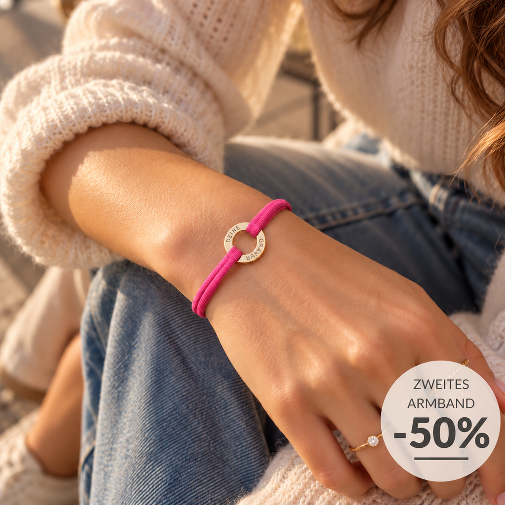 N*FINITY Armband klein / Deine Gravur