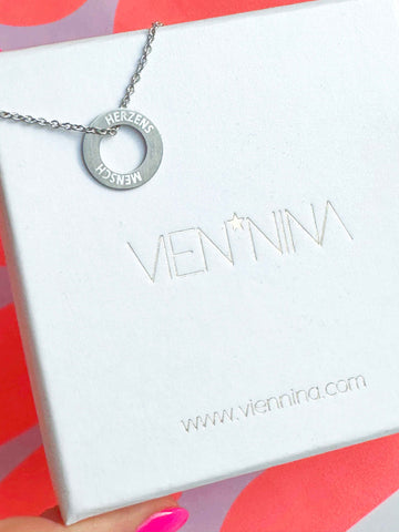 ''HERZENSMENSCH'' HALSKETTE N*FINITY klein