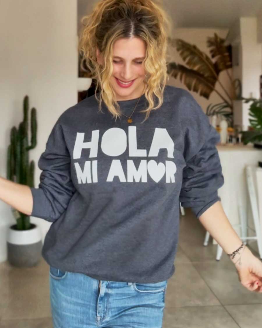 "MORE AMORE" Sweater