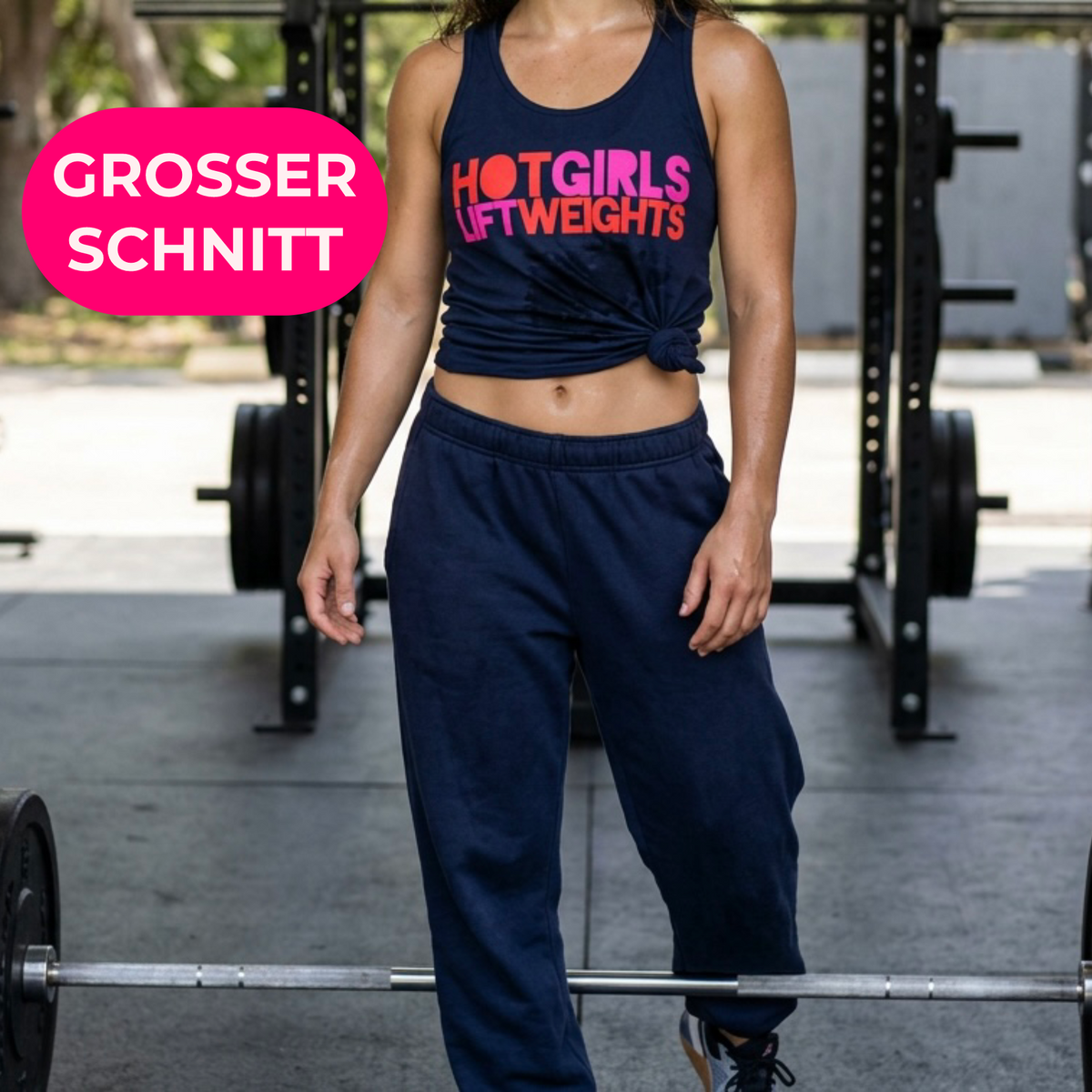 Tank Top "HOT GIRLS LIFT WEIGHTS"
