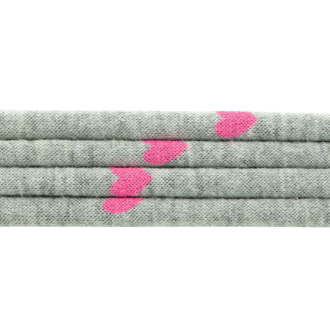 Grau & Pink Hearts