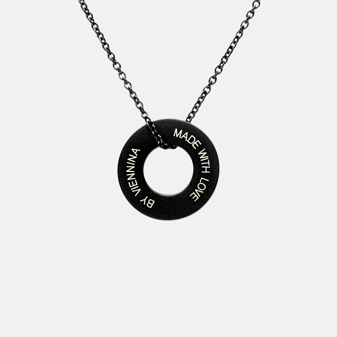 HALSKETTE / groß / "MADE WITH LOVE BY VIENNINA" / N*FINITY