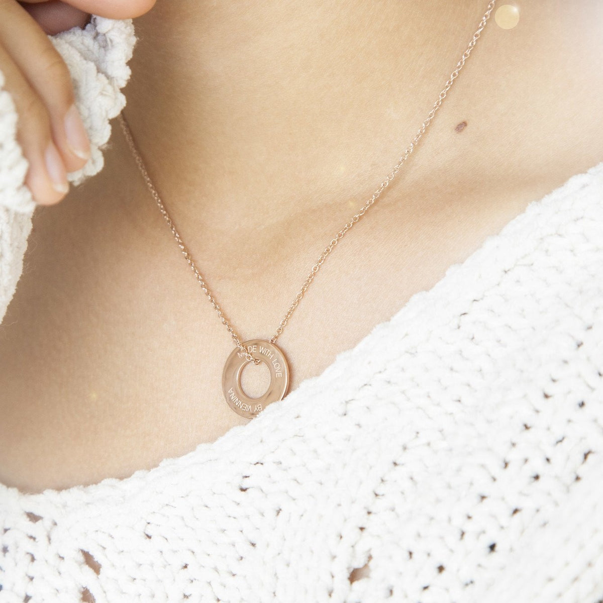 HALSKETTE / groß / "MADE WITH LOVE BY VIENNINA" / N*FINITY