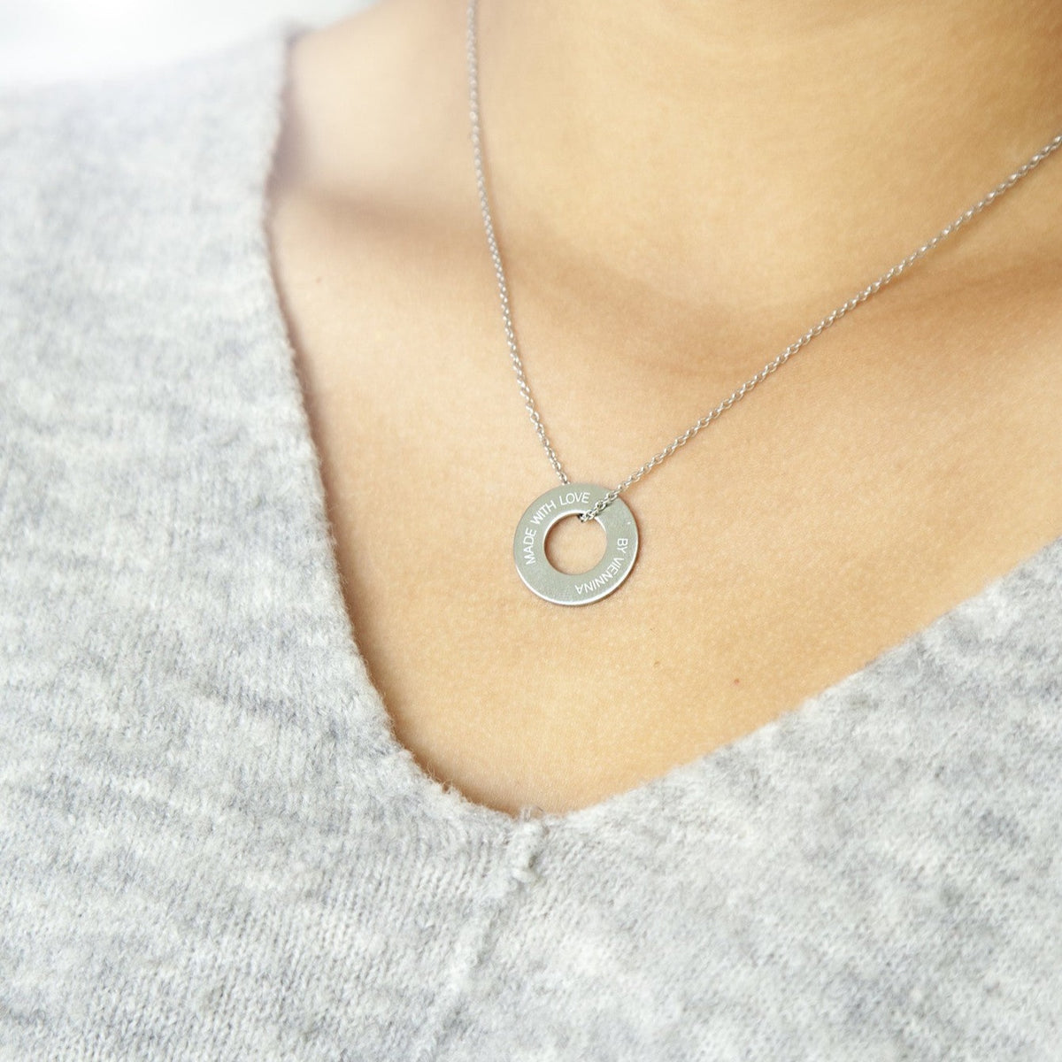 HALSKETTE / groß / "MADE WITH LOVE BY VIENNINA" / N*FINITY