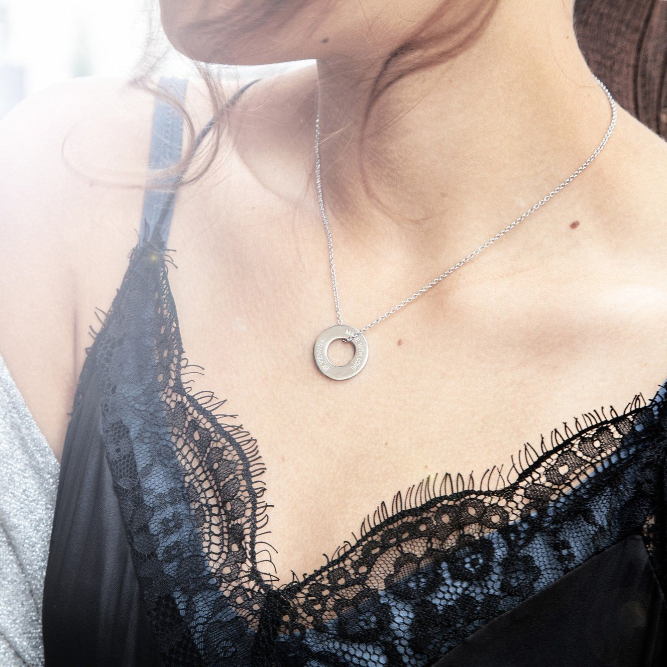 HALSKETTE / groß / "MADE WITH LOVE BY VIENNINA" / N*FINITY