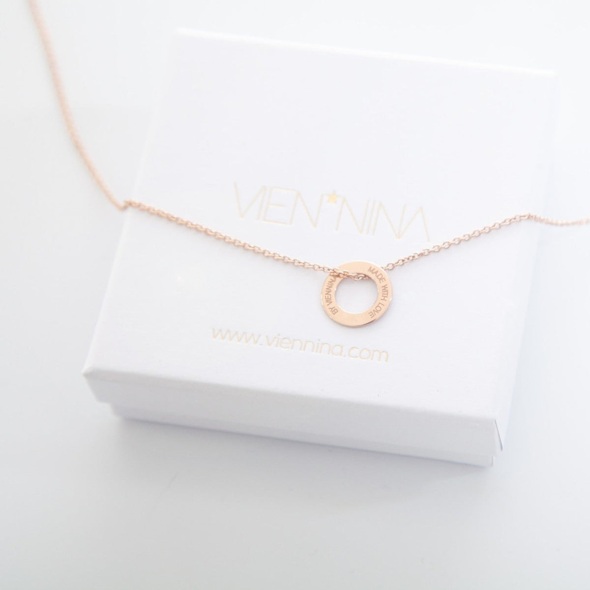 HALSKETTE / klein / "MADE WITH LOVE BY VIENNINA" / N*FINITY