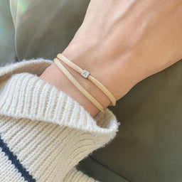 N*ITIAL Armband / silber